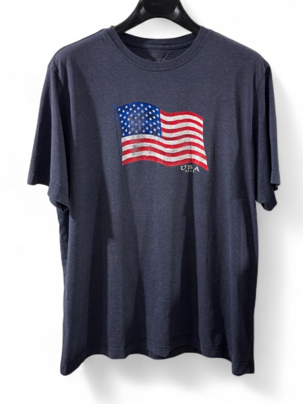 Americana USA Flag Navy Graphic T-Shirt Size Men’s XL